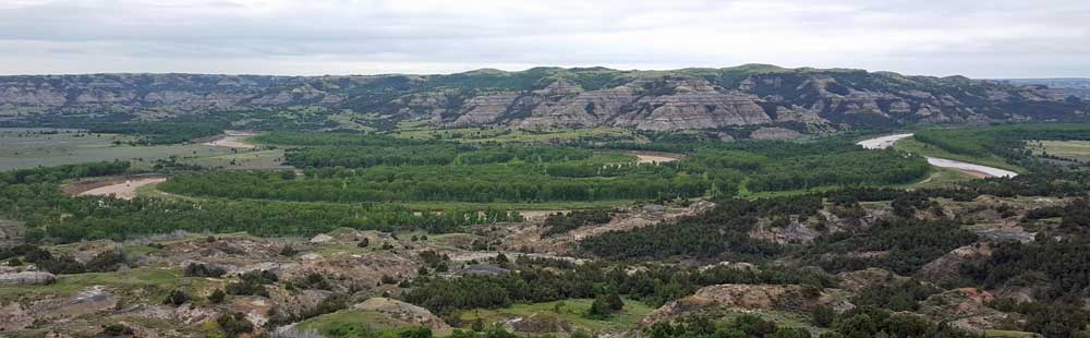 The Oxbow Overlook at the end of the scenic road