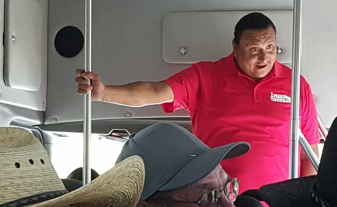Leland, our tour guide