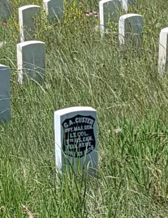 Where George Armstrong Custer was found