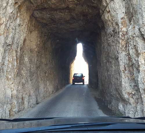 Driving through the "Eye of the Needle"