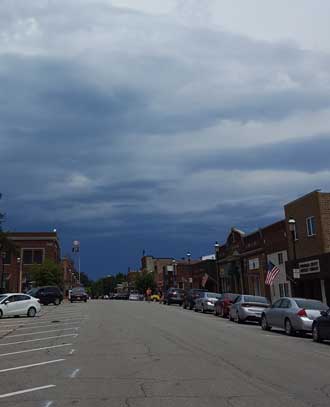 Took a walk downtown