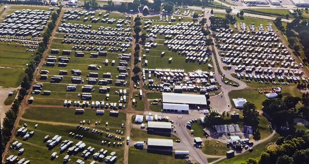 Aerial view of the 50th GNR
