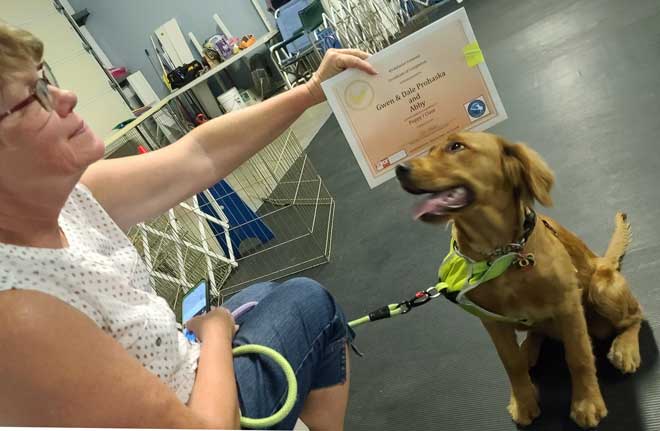 Last puppy class