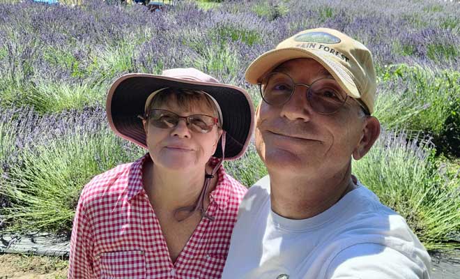 Enjoying the Lavender Festival