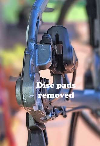 Replace worn brake pads