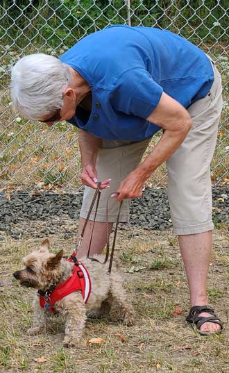 Patty gives instruction