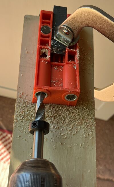 First time to use a pocket jig