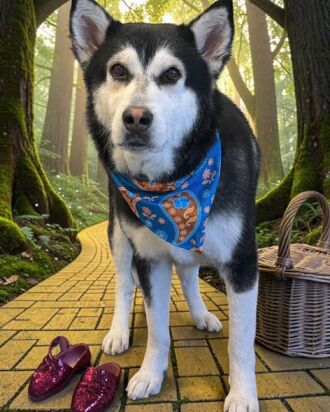 Dave on the Yellow Brick Road at Pet Pros in Roseburg