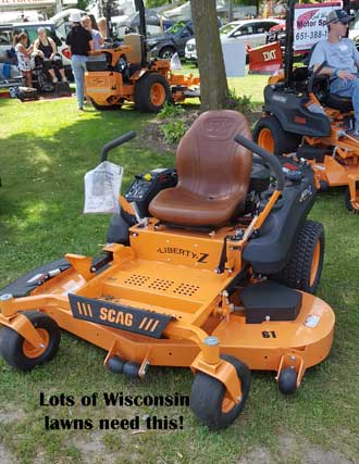 Lots of huge lawns in Wisconsin