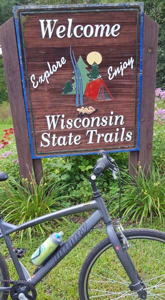 Riding the Red Cedar State Trail today