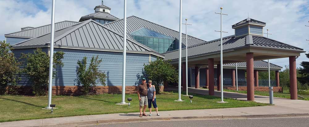 Began exploring at the North Shore Visitor Center