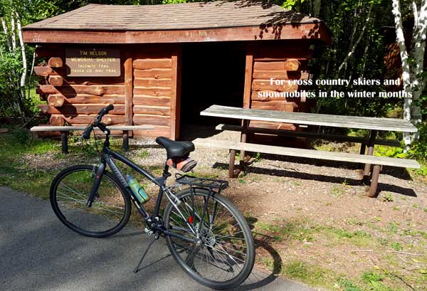 Ski hut on the Mesabi Trail