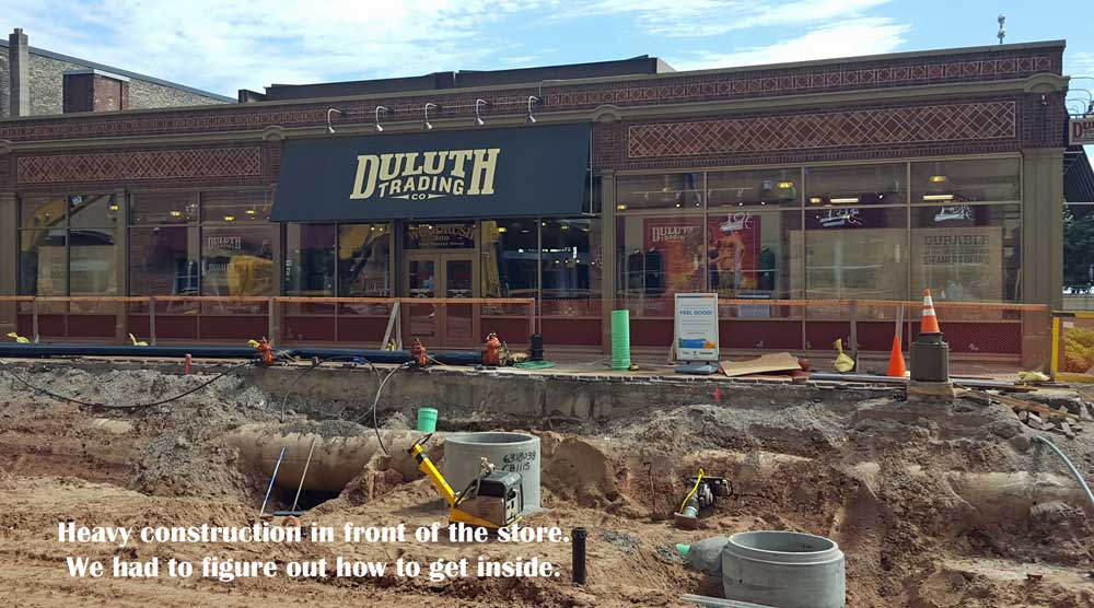 Visiting the Duluth Trading Company