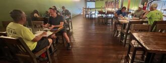 The August Umpqua Velo planning meeting
