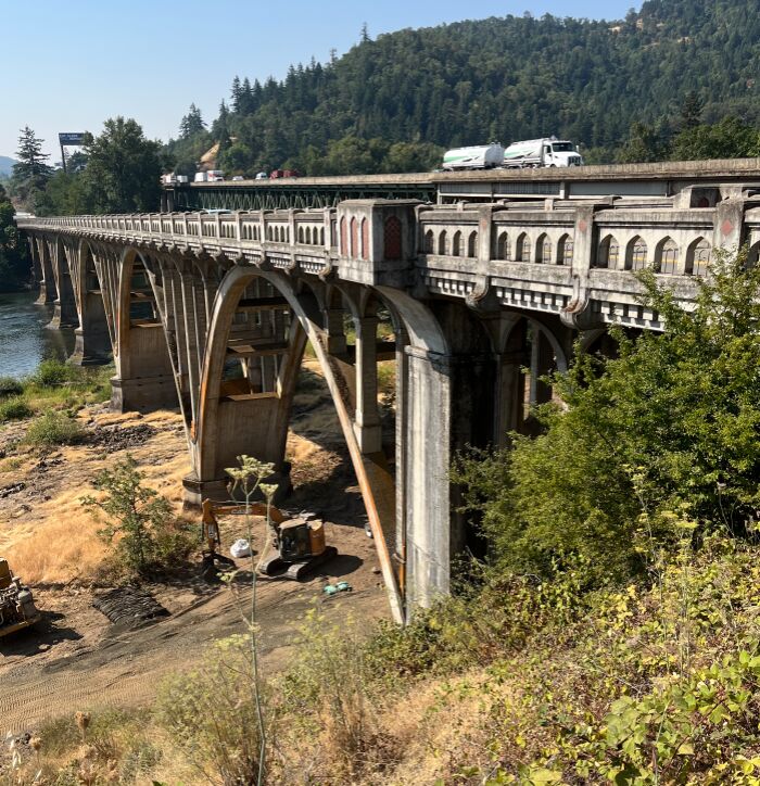 The old highway 99 bridge