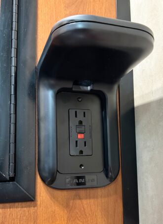 Removing the outlet cover to add a shelf