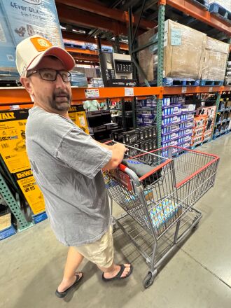 Shopping Costco early