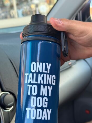 I like Joe's water bottle