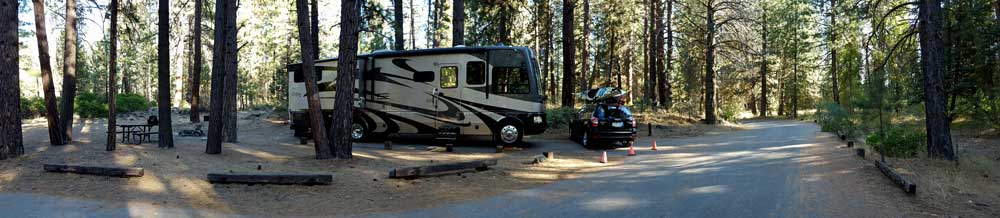 In Old Station, California, the "Cave" campground