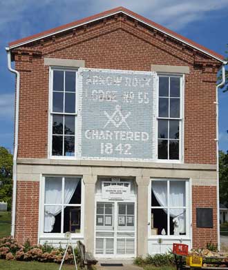 One of the historic buildings
