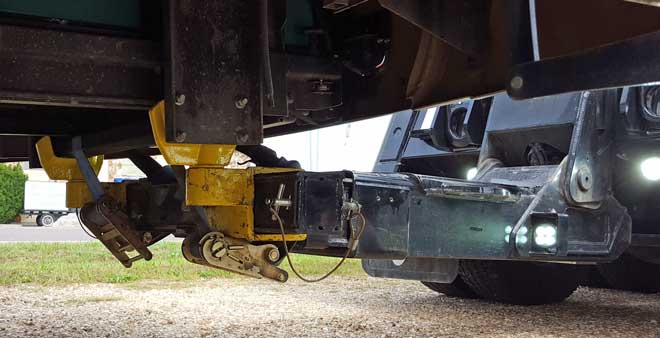 Getting towed