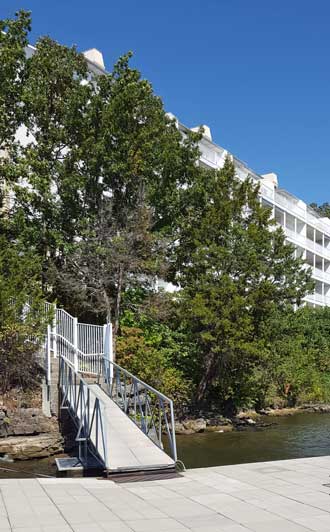 View of Worldmark from their dock