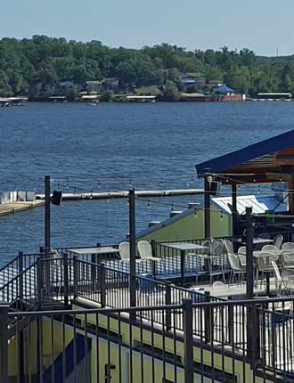 View from across the lake