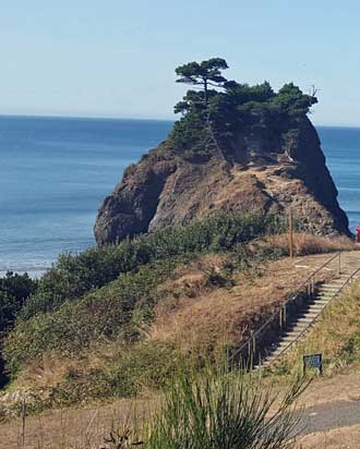 Battle Rock in Port Orford