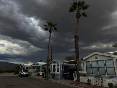 Lots of thunder and lightening