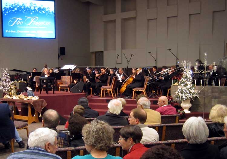 Out for entertainment from a not-so-usual Christmas program