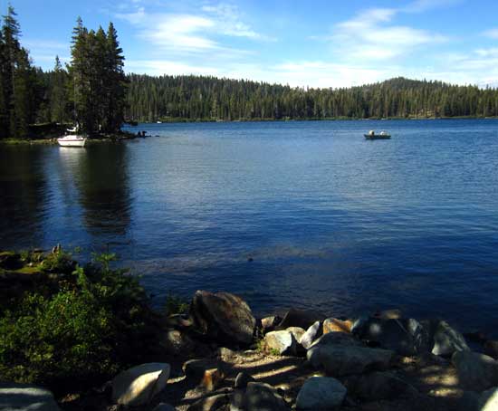 Gold Lake at the top of the Sierras