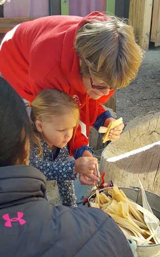 Visiting the Harvest Festival