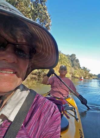 A paddle day with Gwen, Dorana and Robin