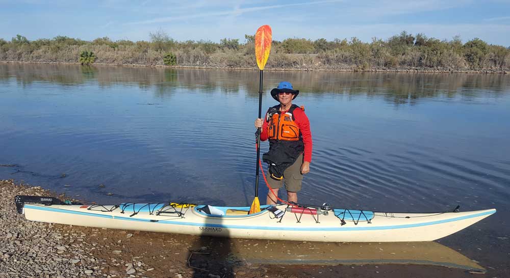 First paddle on the Colorado River