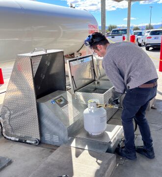 Costco has propane, none in Roseburg Costco.