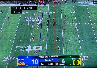 Half time in Eugene