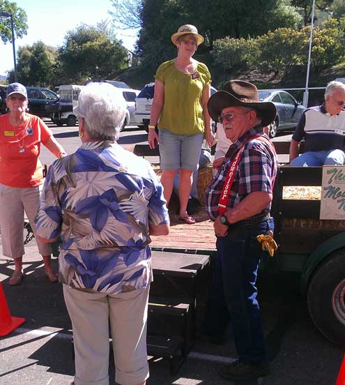 Getting on the Hayride