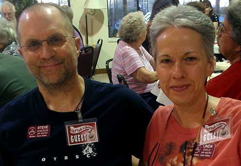 Steve and Linda, "Our table will be called LAST"