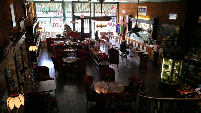 The soda fountain in Tolly's