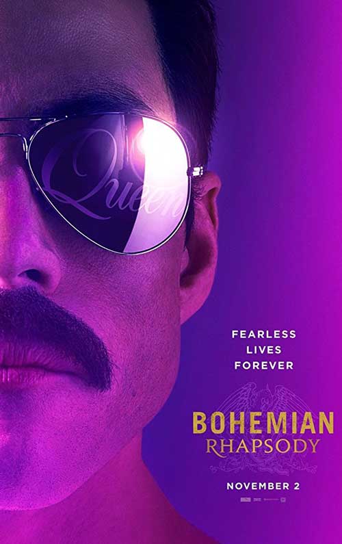 We saw the movie Bohemian Rhapsody today
