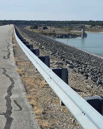 Georgetown Lake dam road