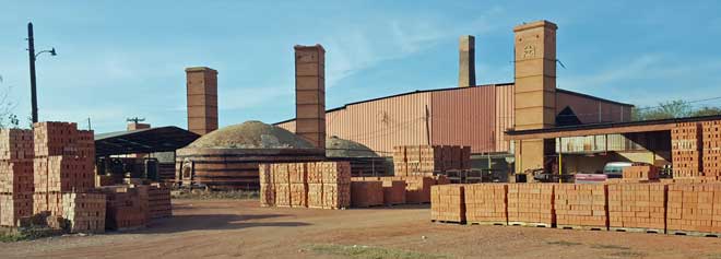 Making bricks in D'Hanis