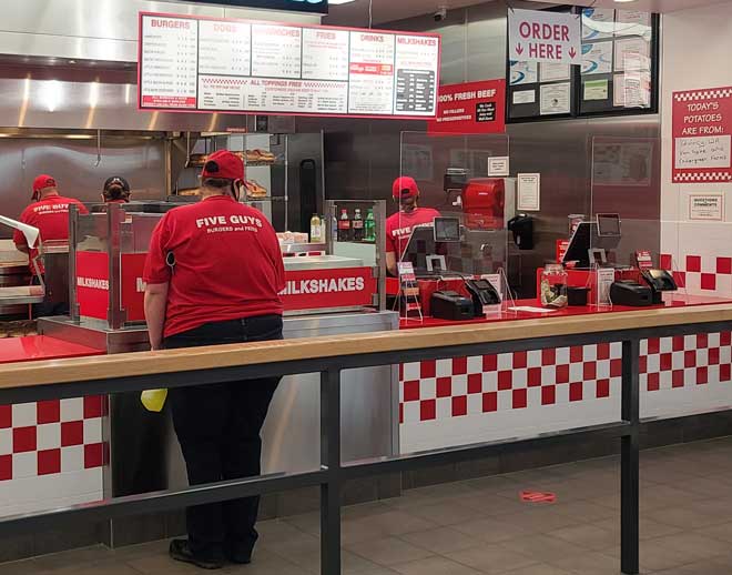 New Five Guys in Roseburg