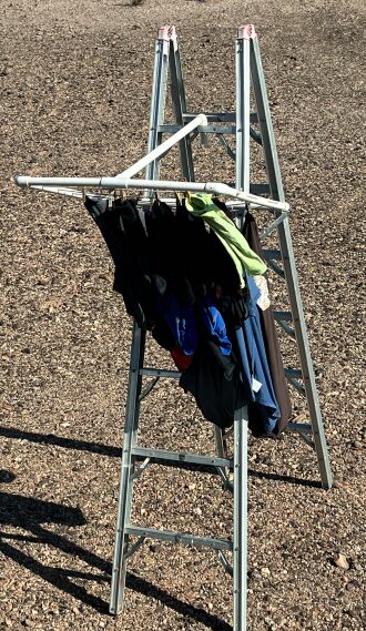 Laundry on a windy day