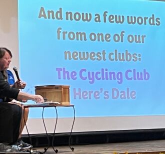 Promoting the cycling club