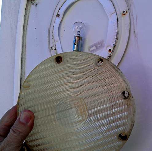 These aged/yellowed scare lights make the trailer look old, I'm replacing them