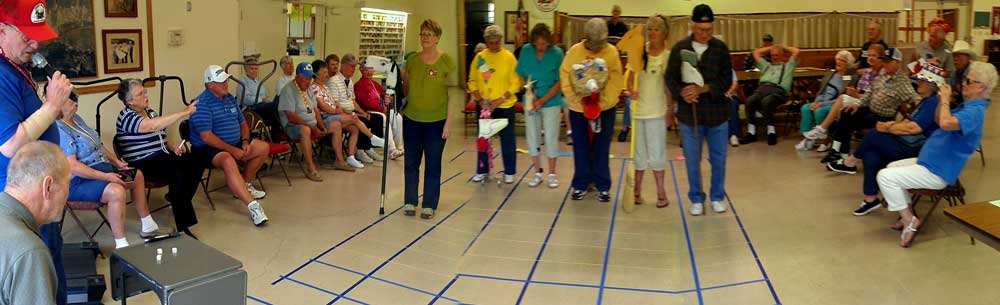 The horse races at the Chapter 9 rally