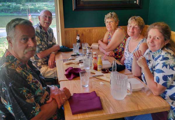 Ralph's birthday party on the Clark Fork River