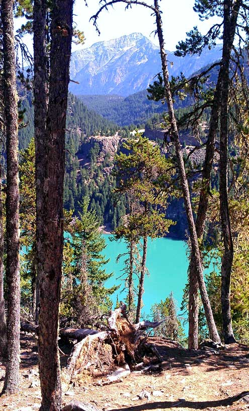 Diablo Lake in the North Cascades National Park