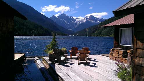 Ross Lake and Dam from Ross Lake Resort